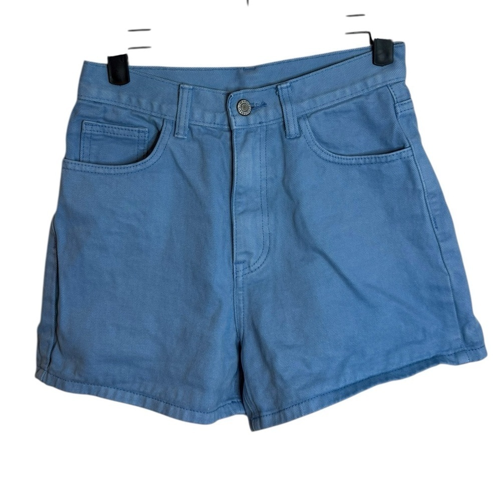 J.Galt Baby Blue High Waisted Denim Shorts